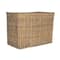 Hello Honey® Natural Rectangular Woven Rattan Nesting Basket Set